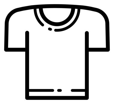 Gömlek ikonu. Web sayfası veya uygulamalar için grafik illüstrasyon 