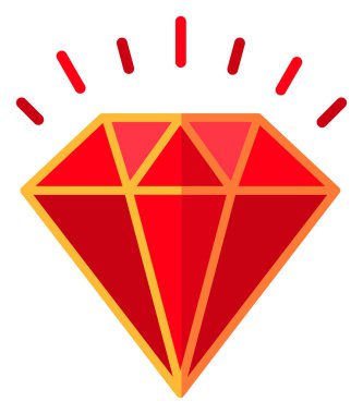Elmas ikonu. Web sayfası veya uygulama için yaratıcı logo 