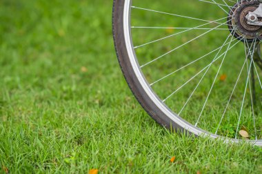 bisiklet tekerleği sağlık ve spor için bir kavram olarak