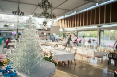 Düğün töreni için süslemeler