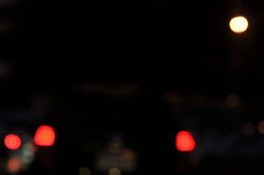 Gece renkli soyut bokeh