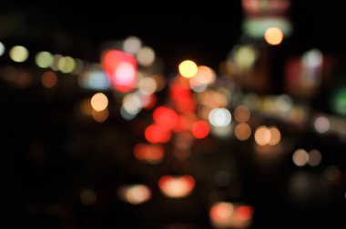 Gece renkli soyut bokeh