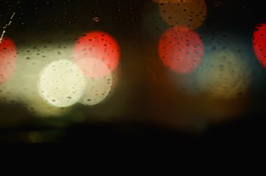 Gece renkli soyut bokeh