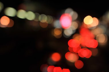 Gece renkli soyut bokeh