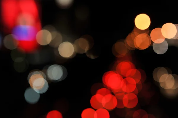 Gece renkli soyut bokeh