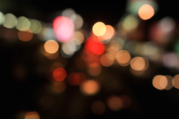 Gece renkli soyut bokeh
