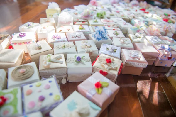 Caja de regalo de boda conjunto — Foto de Stock