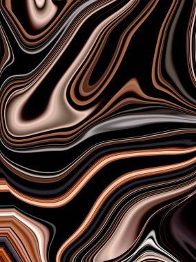 Abstract black, brown, and grey gradient background with smooth silk texture. Elegant fluid art design perfect for banners, luxury projects, and digital artwork.