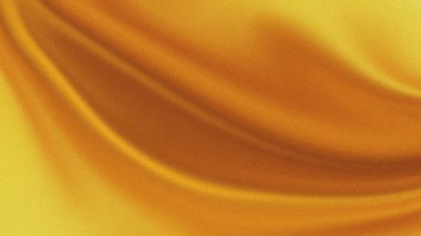 Soyut arkaplan dokusu, altın turuncu ve ılık sarı dalgaları sunar. Bol taneli örtülü ya da süpürücü bir ışık..