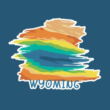 Yellowstone Grand Prizmatik İlkbahar Sahnesi Grunge Tarzı Yazdırma, Giydirme, Çıkartma vs. için Mükemmel