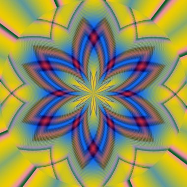 Soyut resim, renkli ekran, parlak tonlar, Goblen