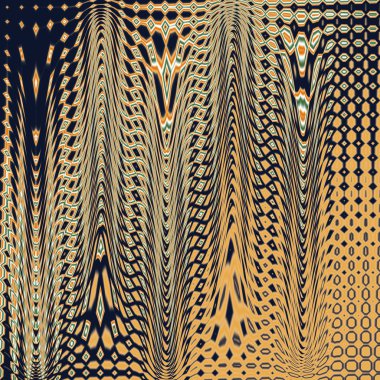 Soyut resim, renkli grafik ve kumaş için bir model olarak kullanılabilmesi için halılar             