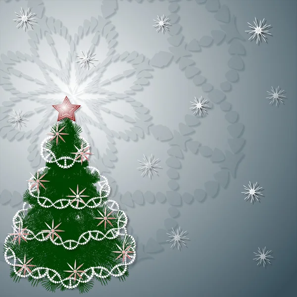 Abstrakte Illustration für Weihnachten und Neujahr — Stockfoto