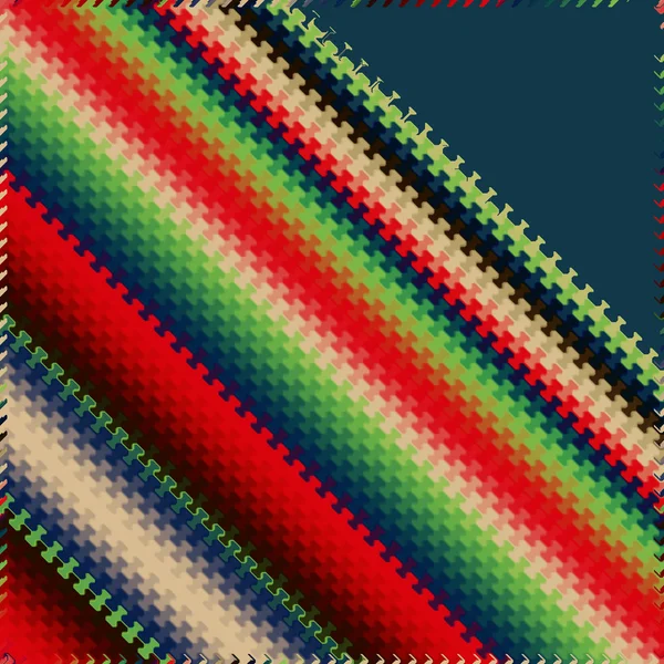 Imagen abstracta, gráficos coloridos y tapices Se puede utilizar como patrón para la tela — Foto de Stock
