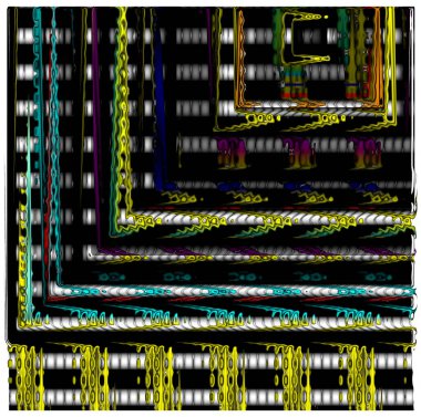 Soyut arkaplan, duvar kağıtları için süs kumaş, duvar halısı için bir kalıp olarak kullanılabilir.