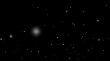 Düşen Kar Taneleri Animasyon Kaplaması Kış ve Noel için Yumuşak Kar Çemberi