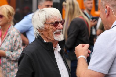 Macaristan GP GP GP F1 2025 17 Ekim 'de Budapeşte, Macaristan - Formula 1 Bernie Ecclestone