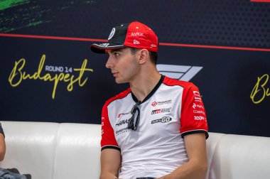 Macaristan GP GP F1 2025 17 Ekim 'de Budapeşte, Macaristan' da - Haas için Formula 1 Esteban Ocon sürücüsü