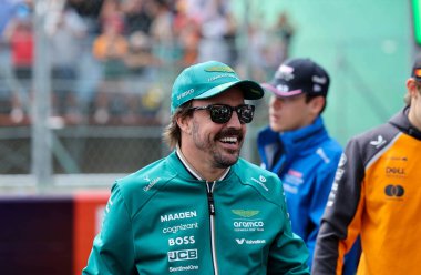Macaristan GP GP GP F1 2025 17 Ekim 'de Budapeşte, Macaristan' da - Aston Martin 'in Formula 1 Fernando Alonso sürücüsü