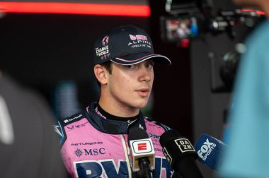 Macaristan GP GP GP F1 2025 17 Ekim 'de Macaristan' ın Budapeşte kentinde - Williams Formula 1 Franco Colapinto sürücüsü