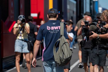 Macaristan GP GP GP F1 2025 17 Ekim 'de Macaristan' ın Budapeşte kentinde - Williams Formula 1 Franco Colapinto sürücüsü