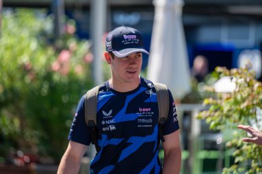 Macaristan GP GP GP F1 2025 17 Ekim 'de Macaristan' ın Budapeşte kentinde - Williams Formula 1 Franco Colapinto sürücüsü