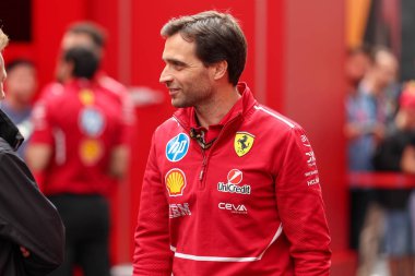 Macaristan GP GP GP F1 2025 17 Ekim 'de Budapeşte, Macaristan - Formula 1 D' Ambrosio Ferrari