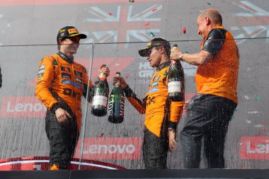 Macaristan GP GP GP F1 2025 17 Ekim 'de Macaristan' ın Budapeşte kentinde - McLaren Formula 1 Norris sürücüsü