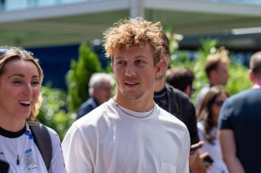 Macaristan GP GP GP F1 2025, 17 Ekim 'de Budapeşte, Macaristan' da - Formula 1 Yarışçı Bulls sürücüsü Liam Lawson