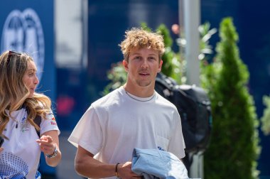 Macaristan GP GP GP F1 2025, 17 Ekim 'de Budapeşte, Macaristan' da - Formula 1 Yarışçı Bulls sürücüsü Liam Lawson