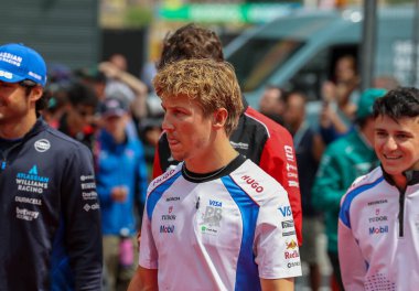 Macaristan GP GP GP F1 2025, 17 Ekim 'de Budapeşte, Macaristan' da - Formula 1 Yarışçı Bulls sürücüsü Liam Lawson