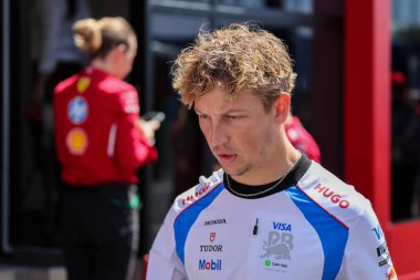 Macaristan GP GP GP F1 2025, 17 Ekim 'de Budapeşte, Macaristan' da - Formula 1 Yarışçı Bulls sürücüsü Liam Lawson