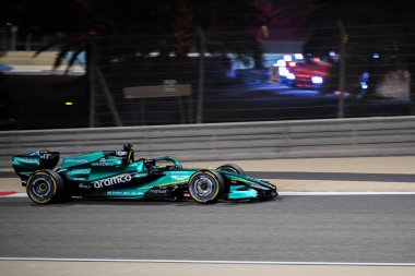 F1Testing GP F12026 20 Şubat, Manama, Bahreyn - Formula 1 Aston Martin için Lance Stroll sürücüsü