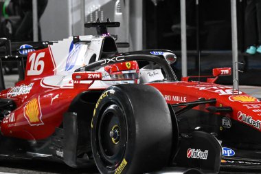 F1Testing GP F12026, 20 Şubat, Manama, Bahreyn - Formula 1 Charles Leclerc Ferrari sürücüsü
