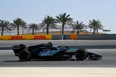 F1Testing GP F12026 20 Şubat 'ta Manama, Bahreyn' de Mercedes için Formula 1 Kimi Antonelli sürücüsü