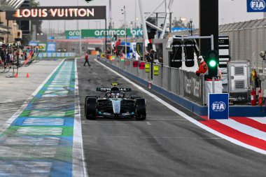 F1Testing GP F12026 20 Şubat 'ta Manama, Bahreyn' de Mercedes için Formula 1 Kimi Antonelli sürücüsü