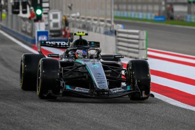 F1Testing GP F12026 20 Şubat 'ta Manama, Bahreyn' de Mercedes için Formula 1 Kimi Antonelli sürücüsü