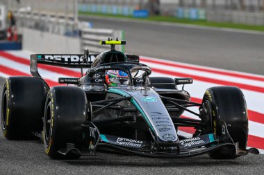 F1Testing GP F12026 20 Şubat 'ta Manama, Bahreyn' de Mercedes için Formula 1 Kimi Antonelli sürücüsü