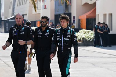 F1Testing GP F12026 20 Şubat 'ta Manama, Bahreyn' de Mercedes için Formula 1 Kimi Antonelli sürücüsü