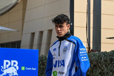 F1Testing GP F12026 20 Şubat, Manama, Bahreyn - Formula 1 Yarış Bulls Arvid Lindblad sürücüsü