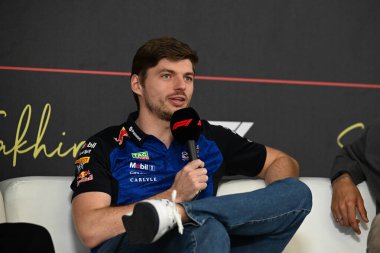 F1Testing GP F12026 20 Şubat, Manama, Bahreyn - Formula 1 Red Bull için Max Verstappen sürücüsü