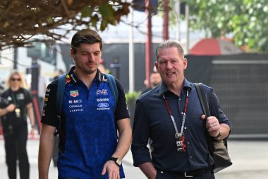 F1Testing GP F12026 20 Şubat, Manama, Bahreyn - Formula 1 Red Bull için Max Verstappen sürücüsü