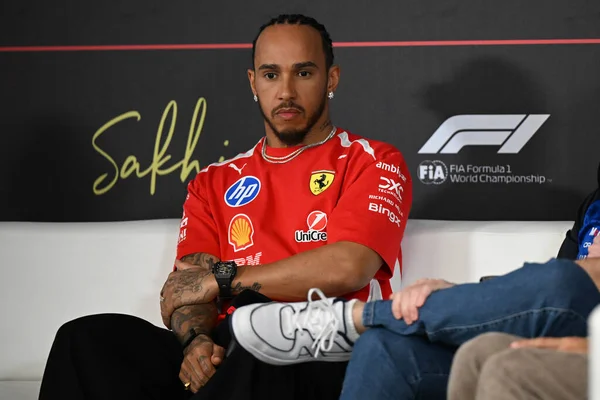 F1Testing GP F12026, 20 Şubat, Manama, Bahreyn - Formula 1 Lewis Hamilton Ferrari sürücüsü