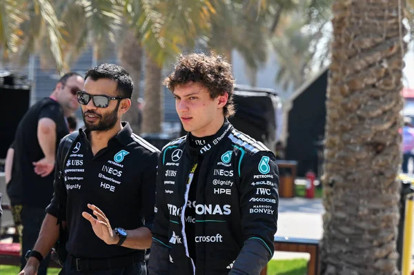 F1Testing GP F12026 20 Şubat 'ta Manama, Bahreyn' de Mercedes için Formula 1 Kimi Antonelli sürücüsü