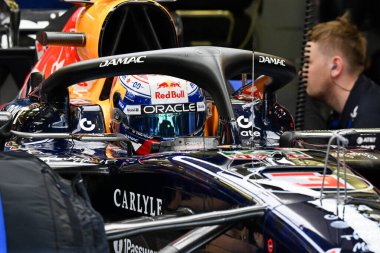 F1Testing GP F12026 20 Şubat, Manama, Bahreyn - Formula 1 Red Bull için Max Verstappen sürücüsü