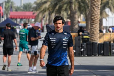 F1Testing GP F12026 20 Şubat, Manama, Bahreyn - Formula 1 Carlos Sainz Williams sürücüsü
