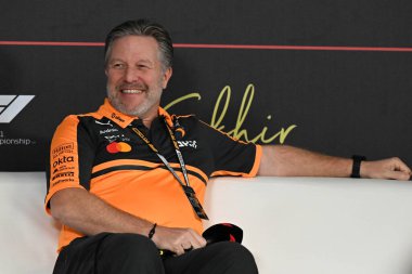 F1Testing GP F12026 20 Şubat, Manama, Bahreyn - Formula 1 Zak Brown McLaren