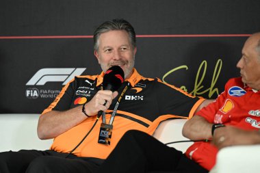 F1Testing GP F12026 20 Şubat, Manama, Bahreyn - Formula 1 Zak Brown McLaren