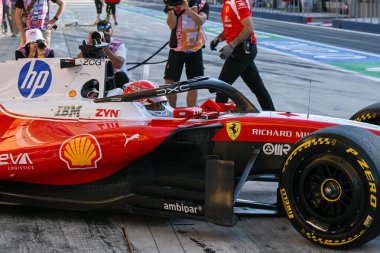 F1Testing GP F12026, 20 Şubat, Manama, Bahreyn - Formula 1 Charles Leclerc Ferrari sürücüsü