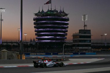 F1Testing GP F12026 20 Şubat, Manama, Bahreyn - Haas 'ın Formula 1 sürücüsü Oliver Bearman